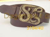 Kožený opasek SNAKE