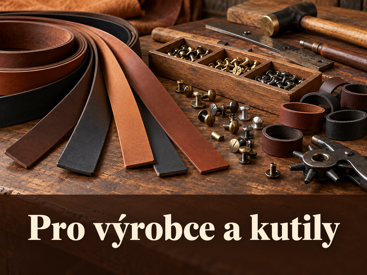 Materiál a komponenty pro výrobce a kutily