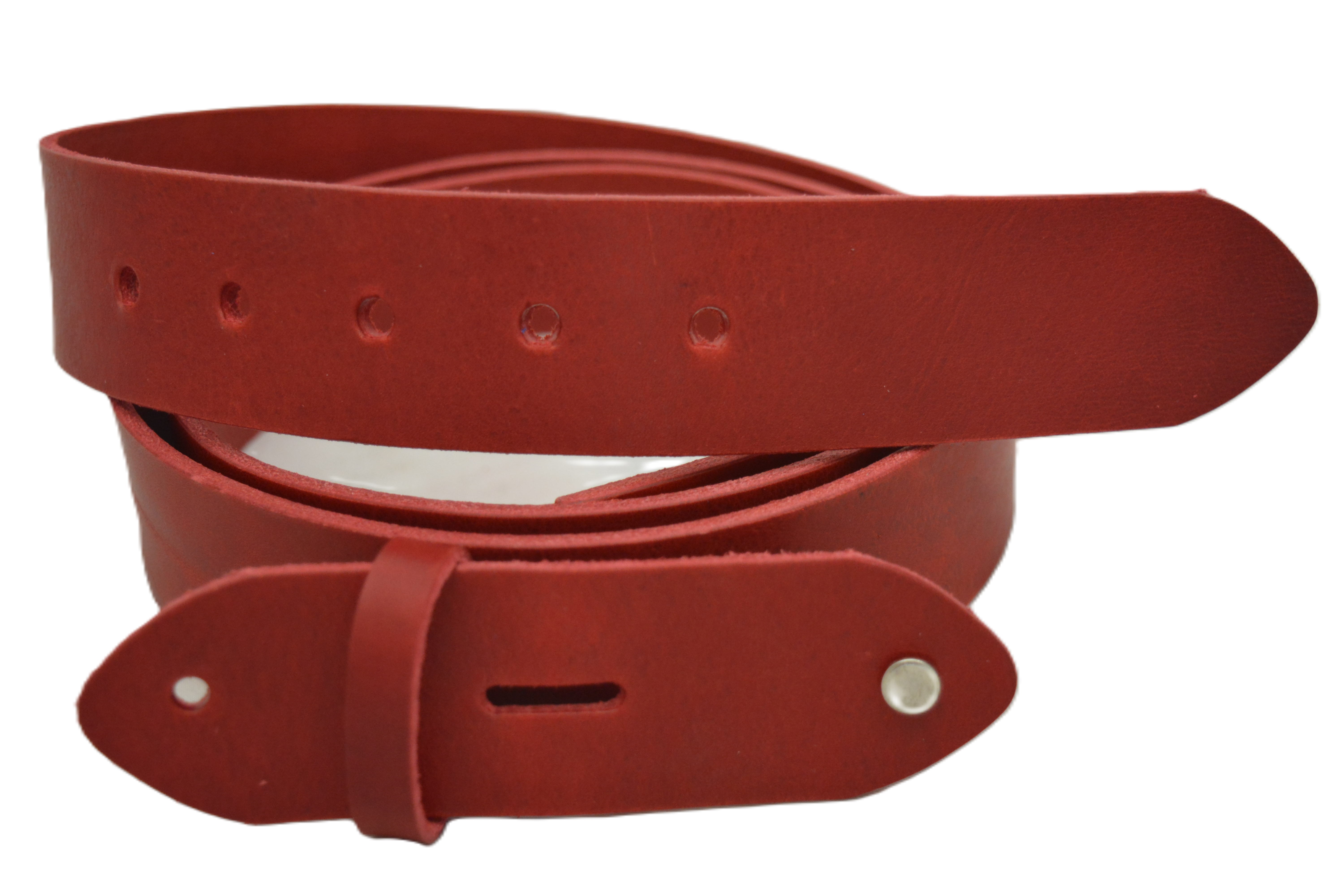 Kožené opasky bez spon