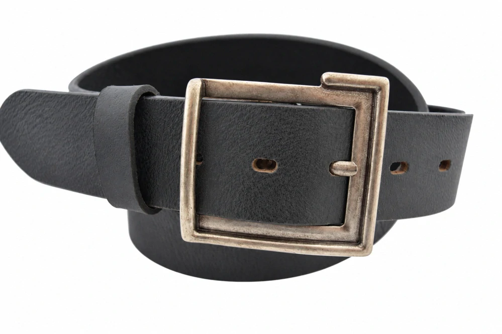 Kožený opasek KIKON – 4 cm, buvolí lícová kůže