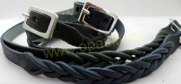 Kožený pletený náramek KLEOPATRA