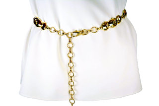 Italský kovový řetízkový opasek MALI