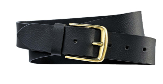 Opasek z pravé kůže- Mosazná spona 1