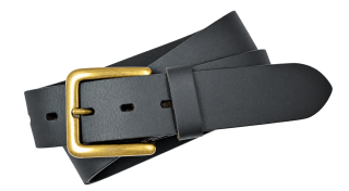 Kožený opasek JIN 4 cm – spona staromosaz