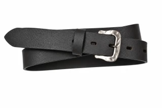Kožený opasek TEP – tepaná italská spona, 3 cm